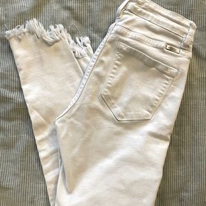 Kancan white denim jeans